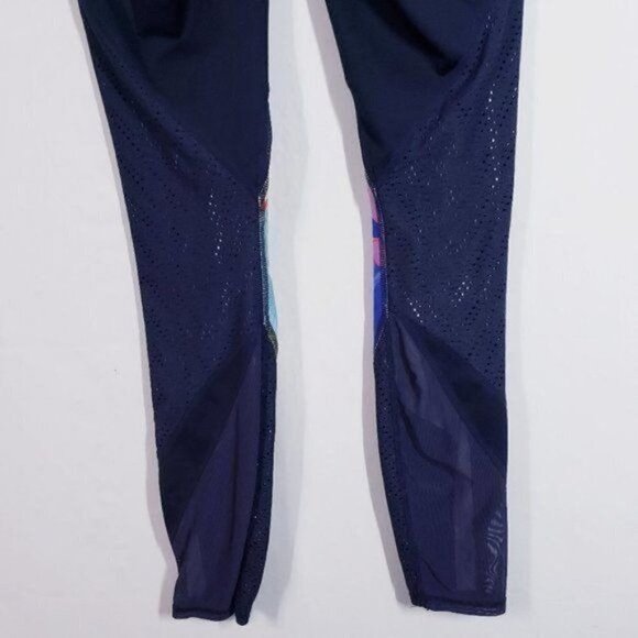 ATHLETA‎ Tropical Precision 7/8 Ankle Tight Legging Birds Of Paradise Mesh XS - Picture 10 of 16